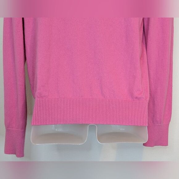 Abercrombie & Fitch Preppy Y2K 90s Academia Country Club Cashmere Wool Sweater L - Picture 7 of 9